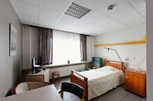 Leegmaken serviceflat, kamer rusthuis