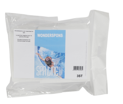 WONDERSPONS WIT 3 STUKS
